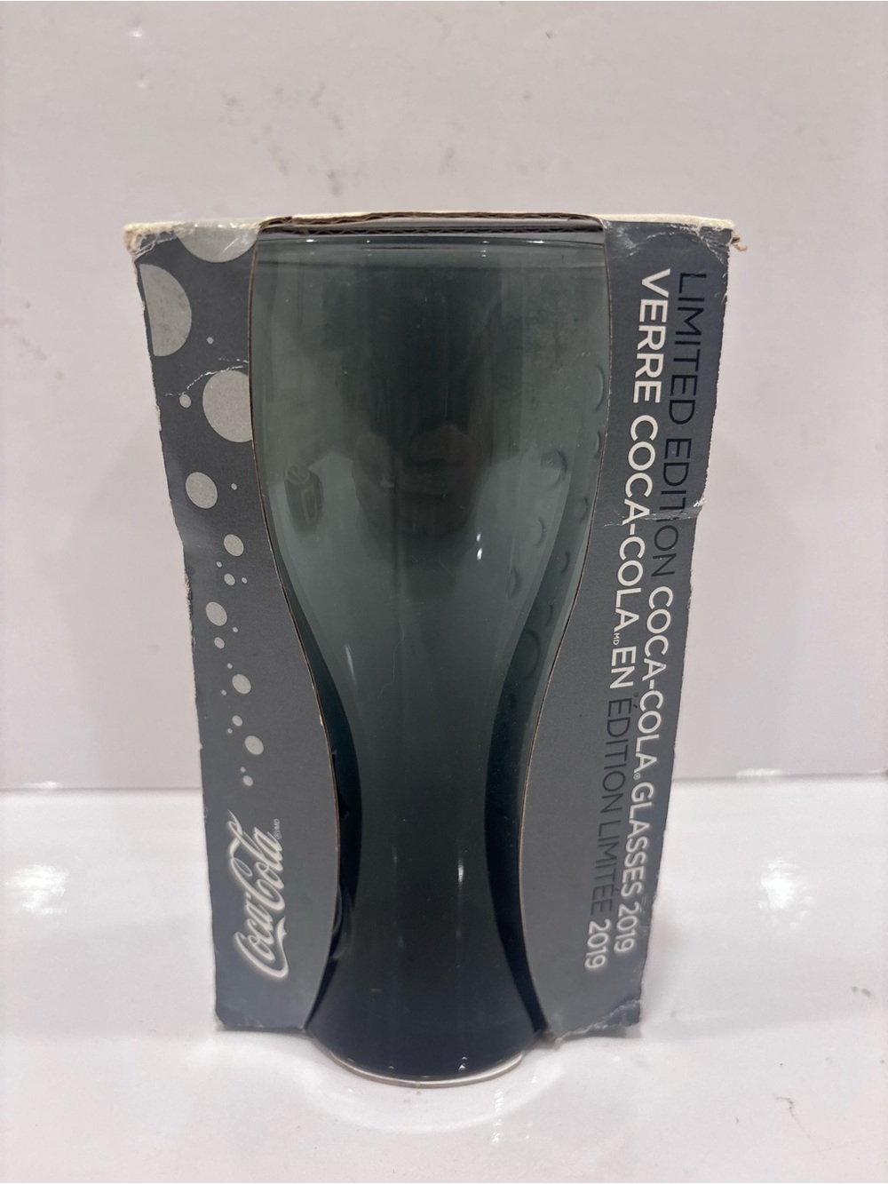 2019 McDonald’s Coca-Cola Limited Edition Smoky Grey Glass – Original Box Canada